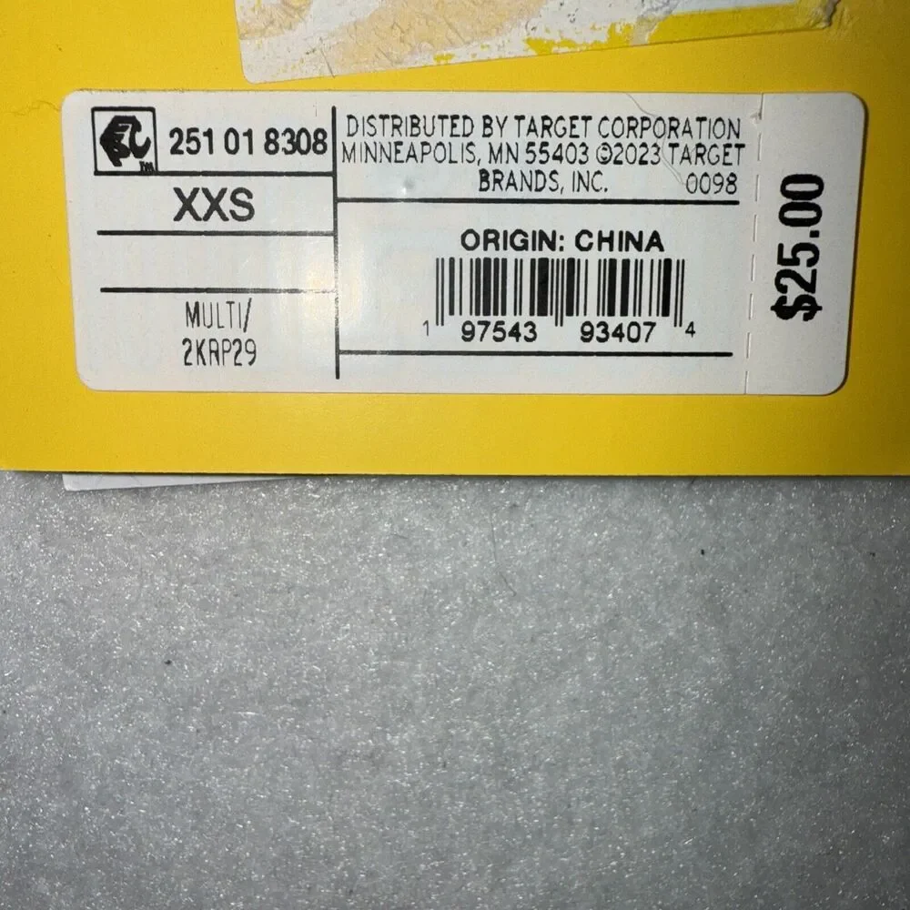 Diane Von Furstenberg For Target Racerback Disco Zebra Sports Bra XXS NWT - Picture 6 of 7